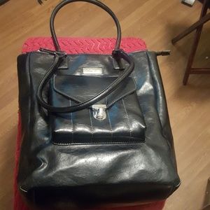 Large Franklin Covey Black Travel Bag